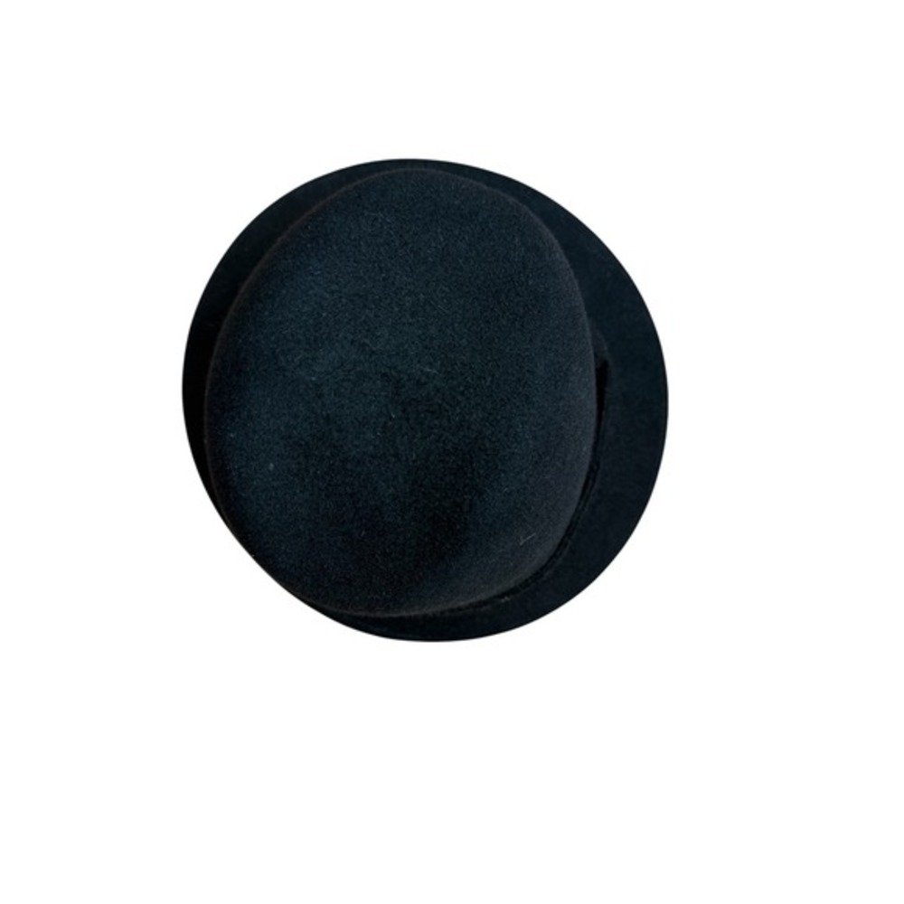 Frank Olive by Gabriel Amar Black felt Wool Hat Women's Dress Hat vintage - Picture 6 of 8